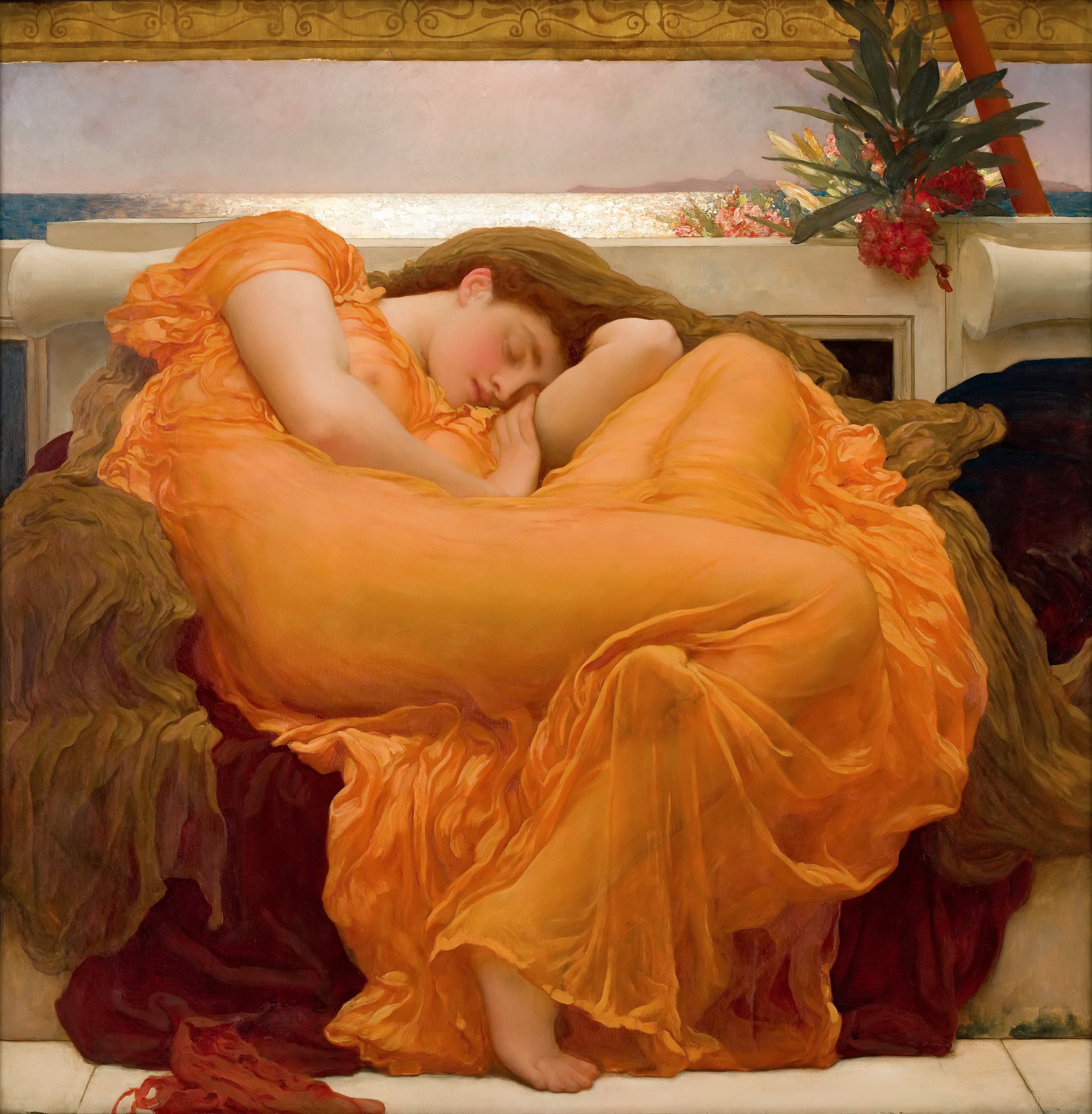 Flaming june frederic leighton sleep meditation health wellness